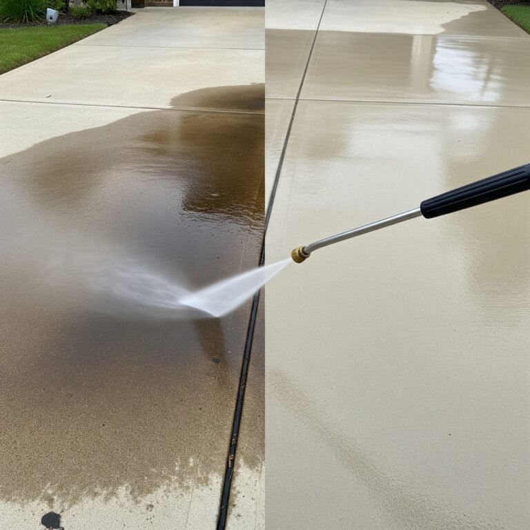 Monarch Acres’ Guide to Driveway Pressure Washing: Improve Your Home’s Exterior